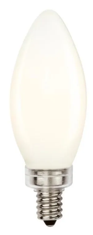 Westinghouse 5022000 6 Watt LED B11 Decorative Dimmable Filament - 2700 Kelvin - Warm White - 450 Lumens - E12-Candelabra Base - 120 Volt - Box