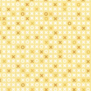 Xs and Os on Peach, SRKF-22732-138 HONEY