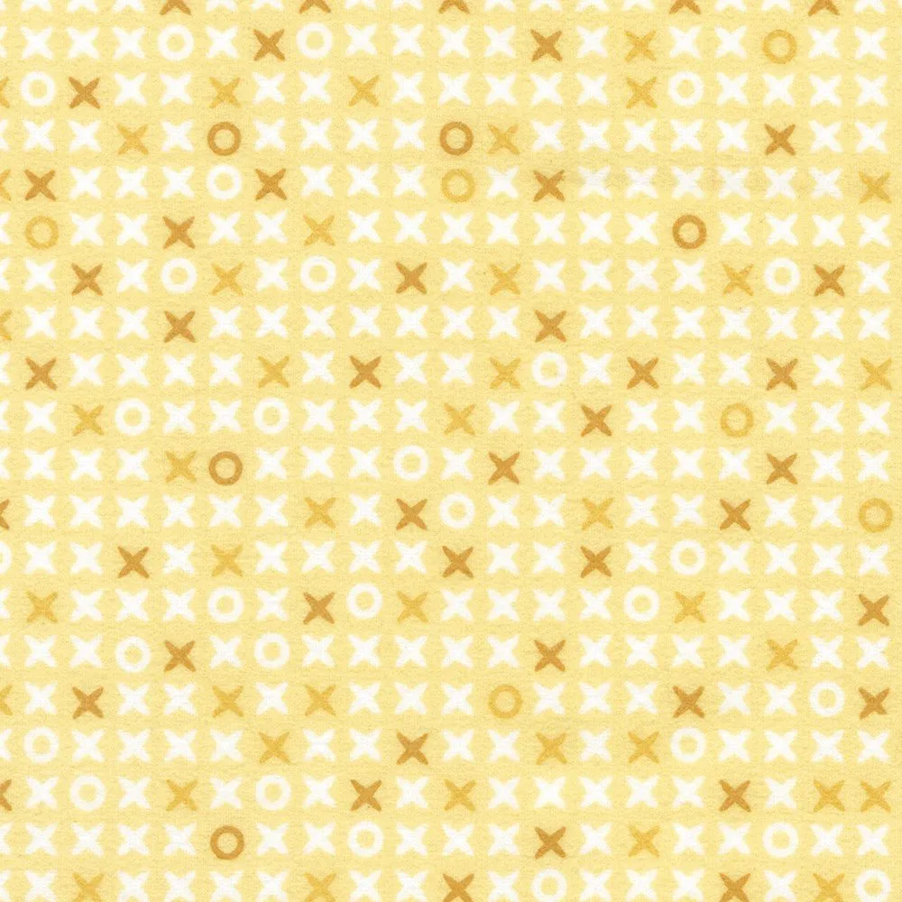 Xs and Os on Peach, SRKF-22732-138 HONEY