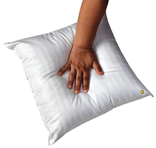 Yellow Weaves™ Microfiber Cushion Fillers 16 X 16 Inches, Set of 5 - White Color