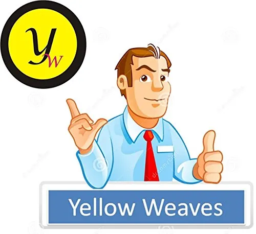 Yellow Weaves™ Microfiber Cushion Fillers 16 X 16 Inches, Set of 5 - White Color