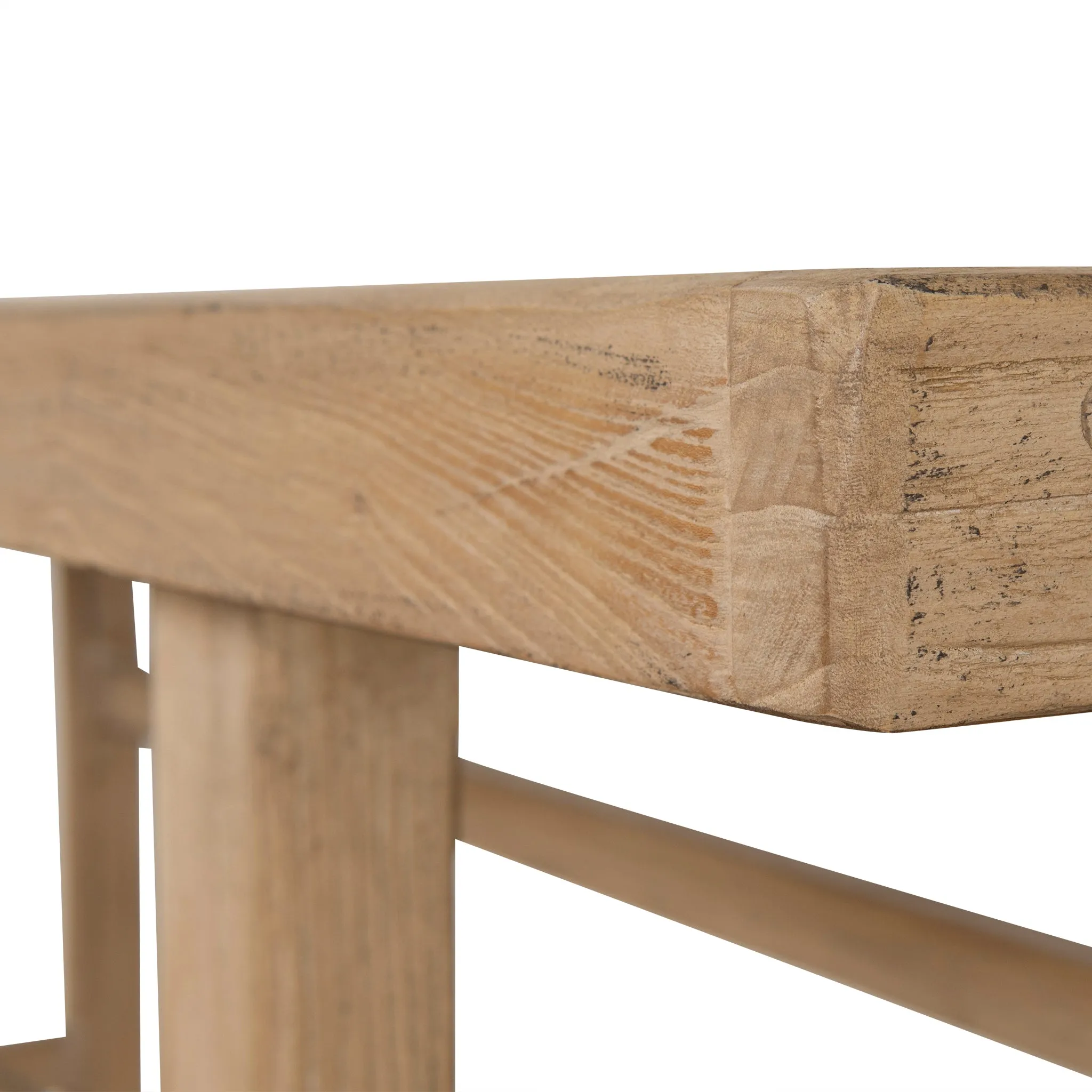 Zola 1.8m Elm Console Table - Natural