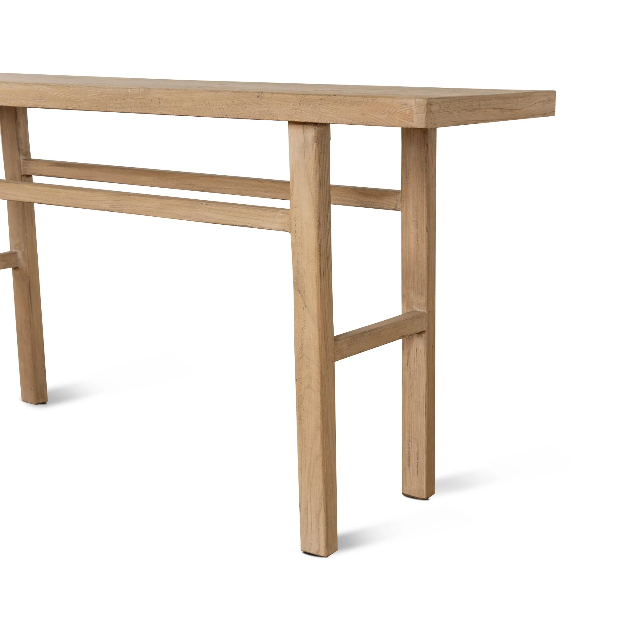 Zola 1.8m Elm Console Table - Natural
